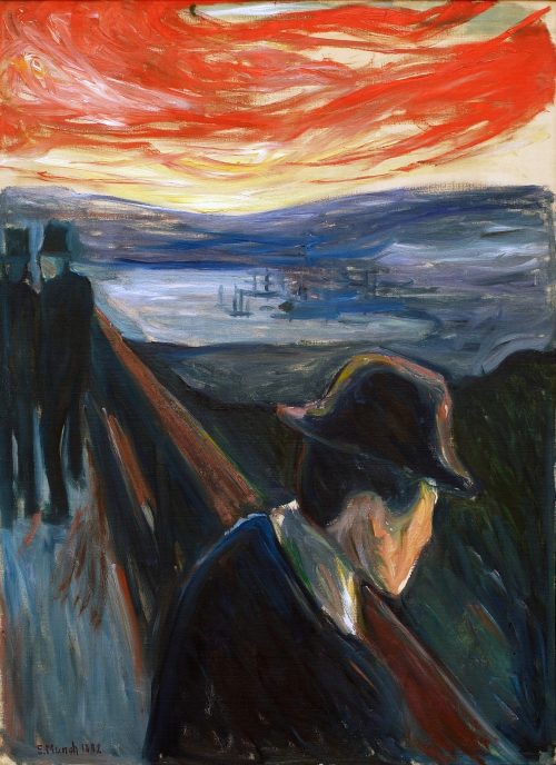 Sick Mood at Sunset. Despair by Edvard Munch