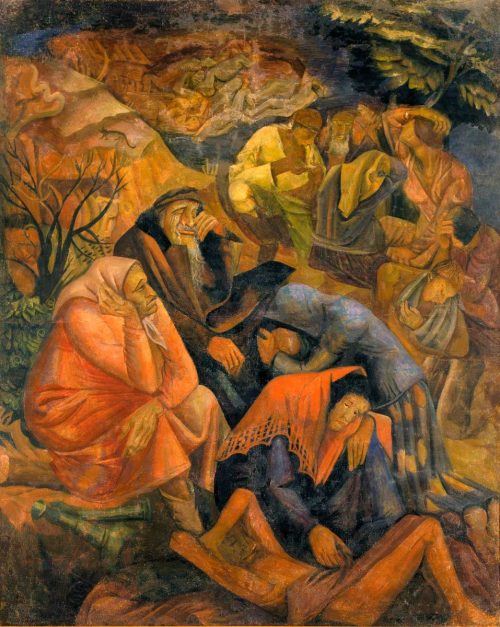 Jewish Pogrom (1926) by Manuil Shekhtman