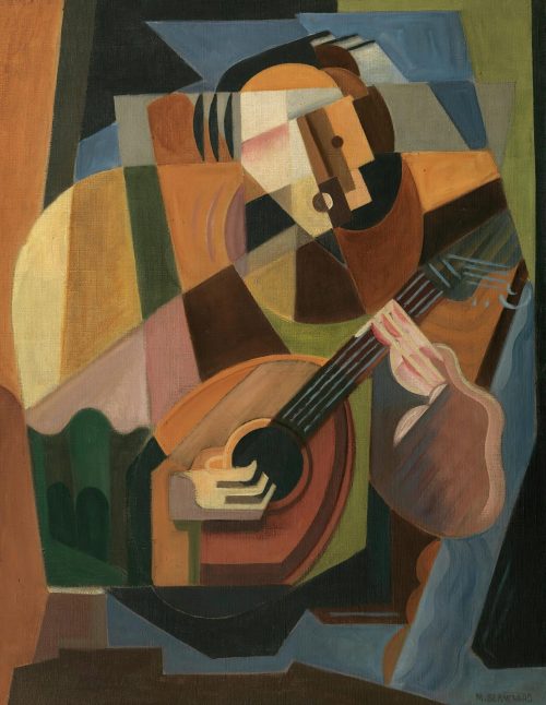 The Lute Player (1918) by María Blanchard