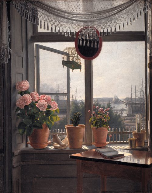 View from the Artist's Window (1825) by Martinus Rørbye