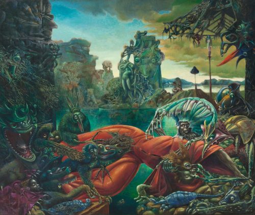 The Temptation of Saint Anthony (1945) by Max Ernst