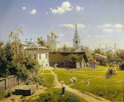 Moscow patio (1878) by Vasily Polenov