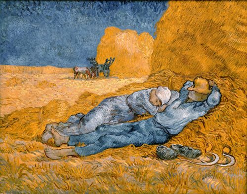 Noon – Rest from Work (1890) by Vincent van Gogh