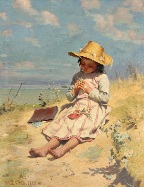 The Young Botanist (1890) by Paul Peel