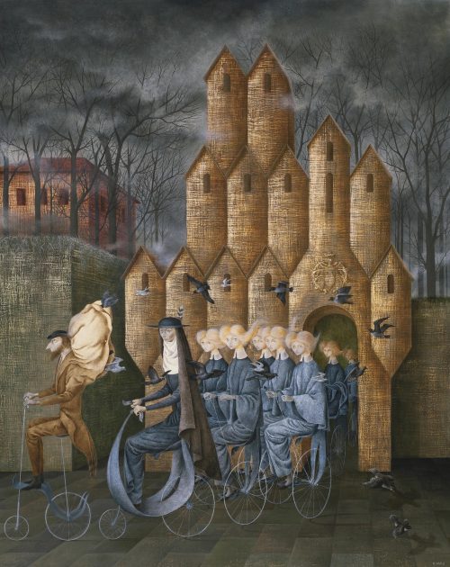 Toward the Tower (1960) by Remedios Varo