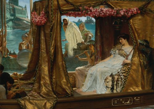Antony and Cleopatra (1883) by Lawrence Alma-Tadema