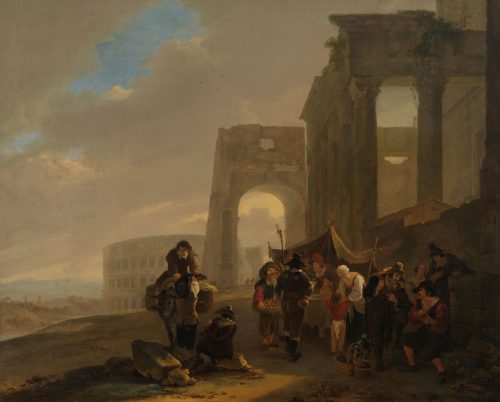 Street Scene with Roman Ruins (c. 1642 - c. 1644) by Jan Both