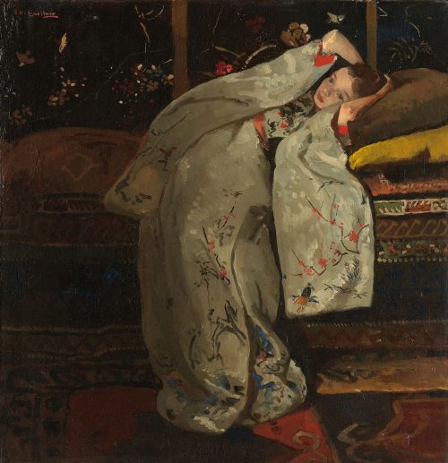 Girl in a White Kimono (1894) by George Hendrik Breitner