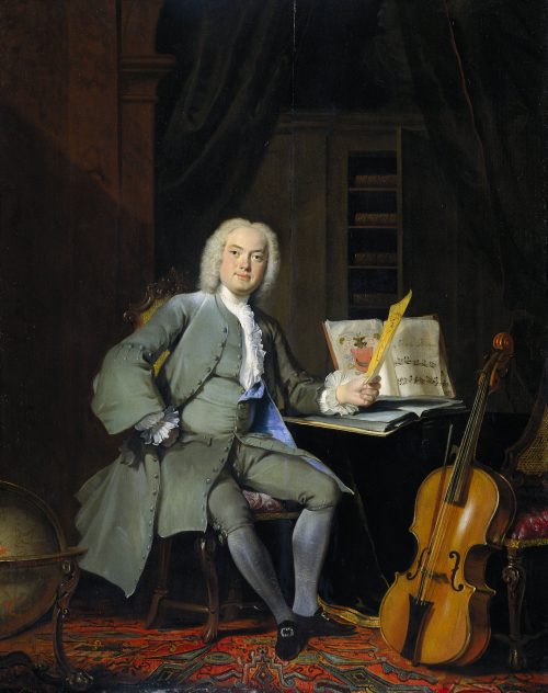 Portrait of a Member of the Van der Mersch Family (1736) by Cornelis Troost