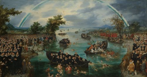 Fishing for Souls (1614) by Adriaen van de Venne