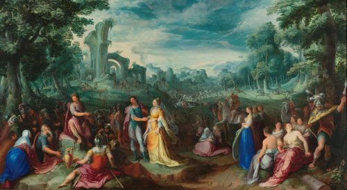 The Continence of Scipio (1600) by Karel van Mander (I)