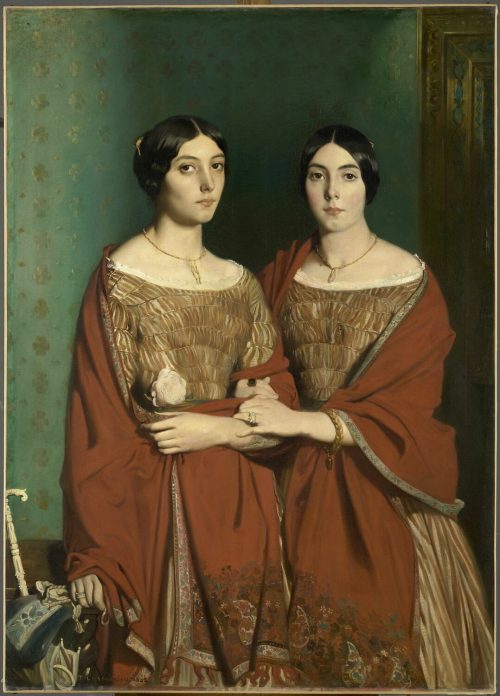Les deux soeurs (1843) by Théodore Chassériau
