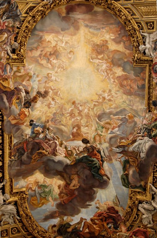 Triumph of the Name of Jesus (1679) by Giovanni Battista Gaulli