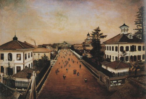 Views of Yamagata City (1881) by Takahashi Yuichi