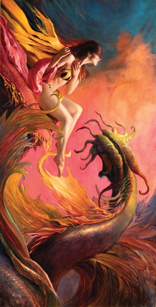 A Moment in Paradise (2022) by Julie Bell