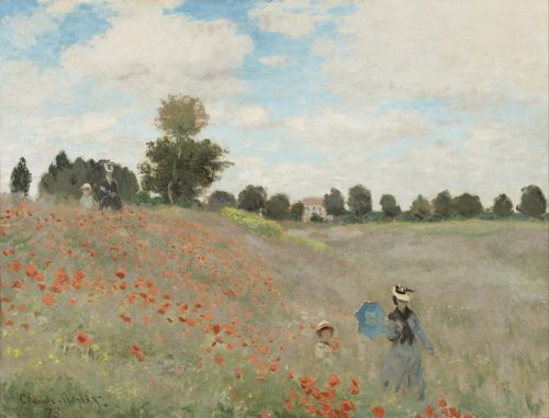 Poppy Field (1873) by Claude Monet