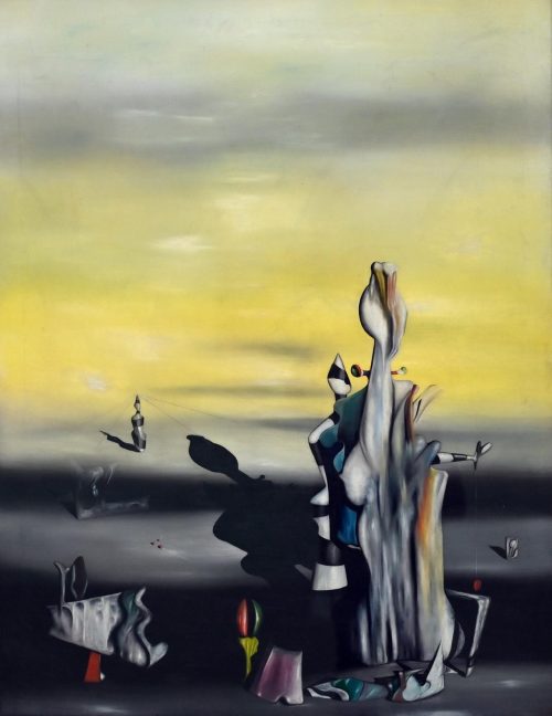 The Absent Lady (1942) by Yves Tanguy